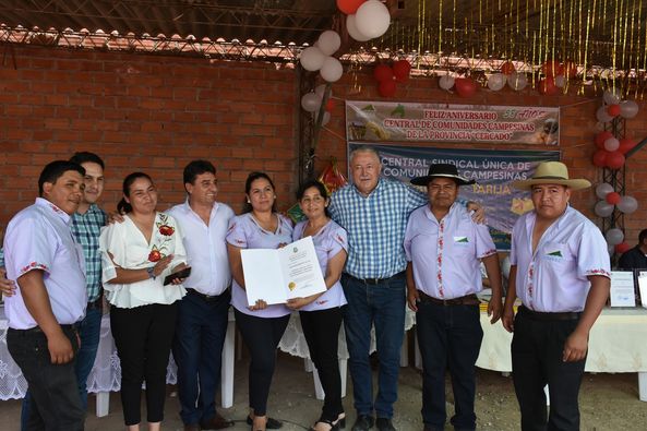 Celebración de los 58 aniversarios de la Central Única de Comunidades Campesinas