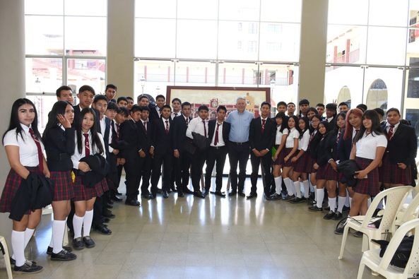 Visita al Concejo Municipal de Tarija de la Unidad Educativa San Jorge II